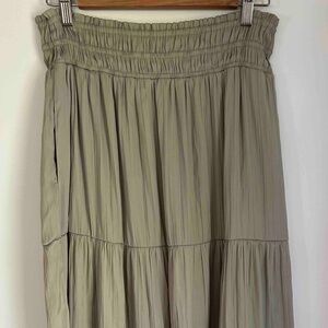 Anthropologie Tiered Midi Sz M Skirt
